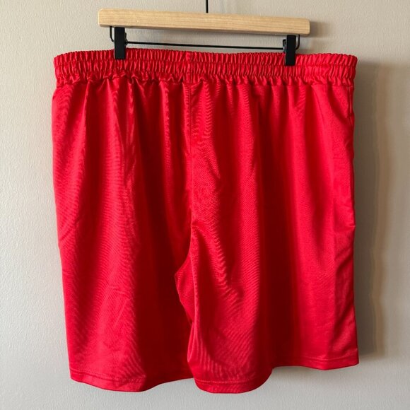 Men's Big and Tall  4XL NWT Shein King Top & Shorts Set in Red - Picture 10 of 12